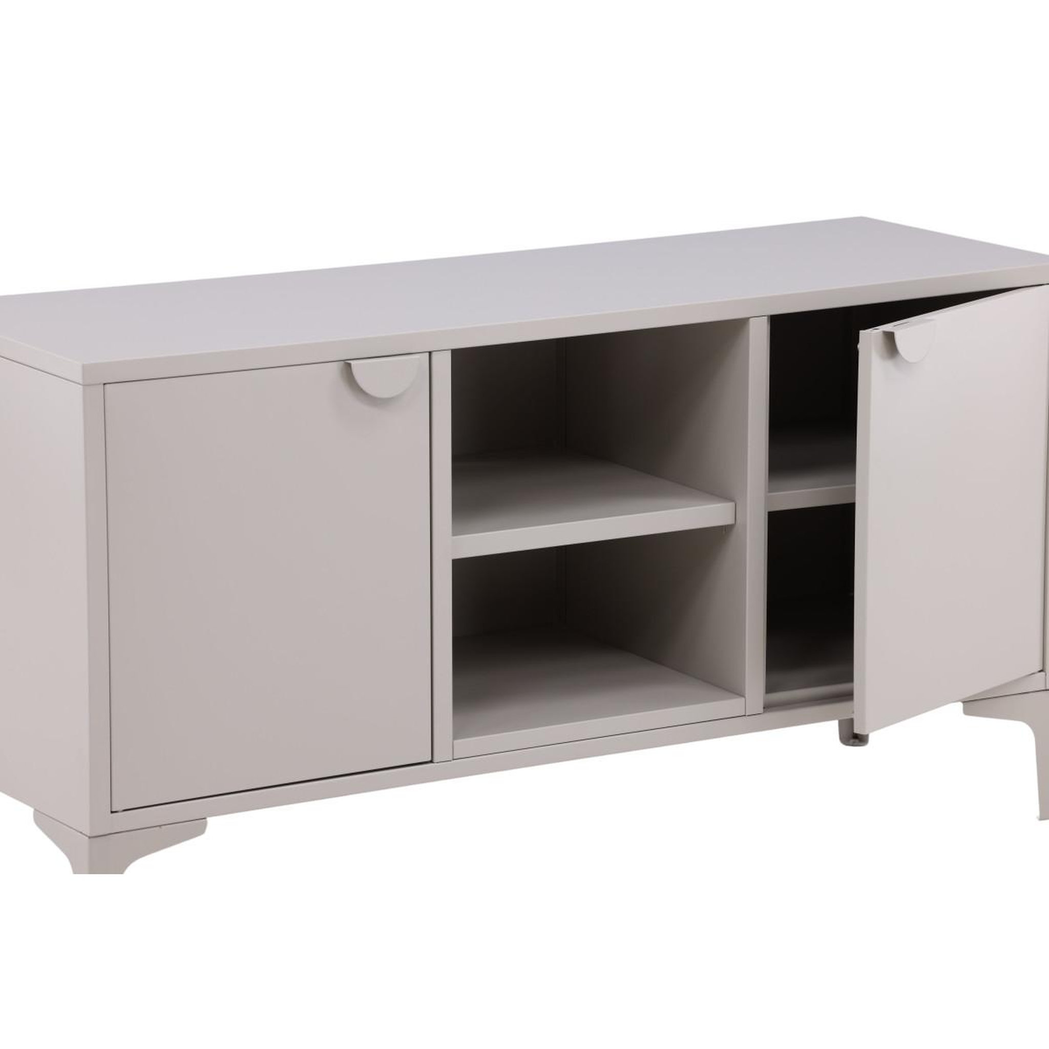 Voir la diapositive 5 : Paris Prix Meuble tv 2 portes  piring  120cm beige