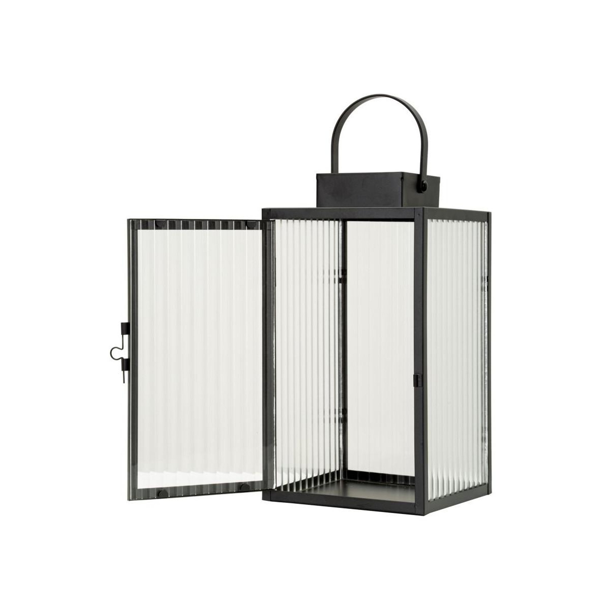 Voir la diapositive 4 : Paris Prix Lanterne Design Strié  Simply  28cm Noir