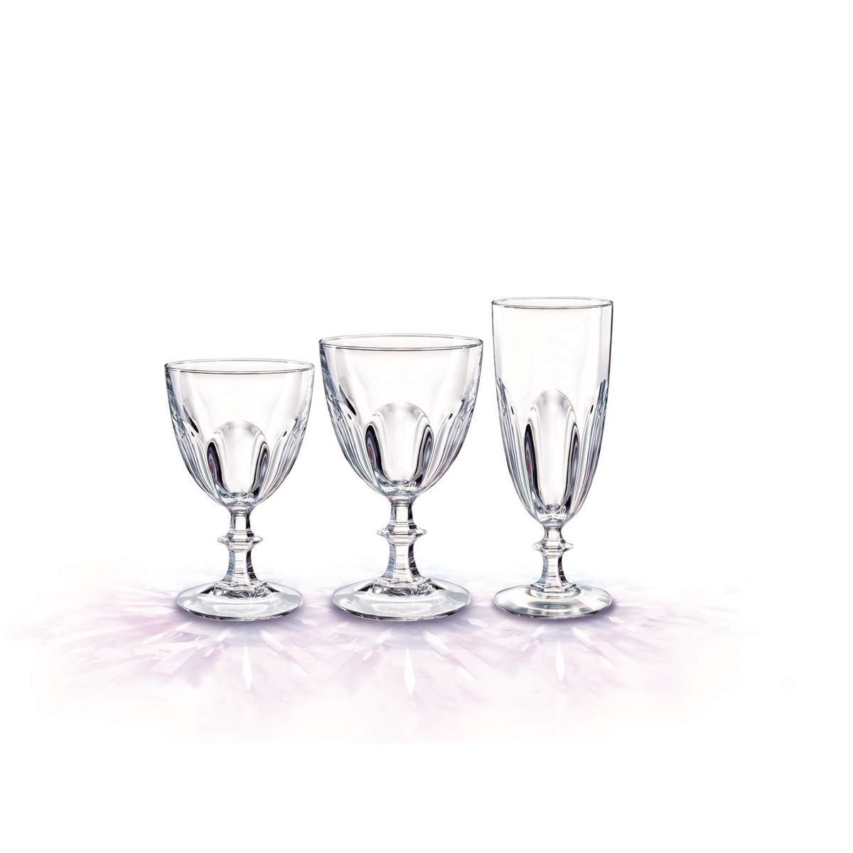CRISTAL ARQUES Service de 18 verres RAMBOUILLET