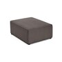 Voir la diapositive 3 : BEST MOBILIER Topaze - pouf - en velours texturé