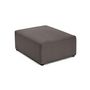 Voir la diapositive 3 : BEST MOBILIER Topaze - pouf - en velours texturé
