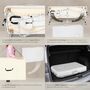Voir la diapositive 5 : tectake Table de massage 3 zones largeur 61 cm et rembourrage 5 cm blanc