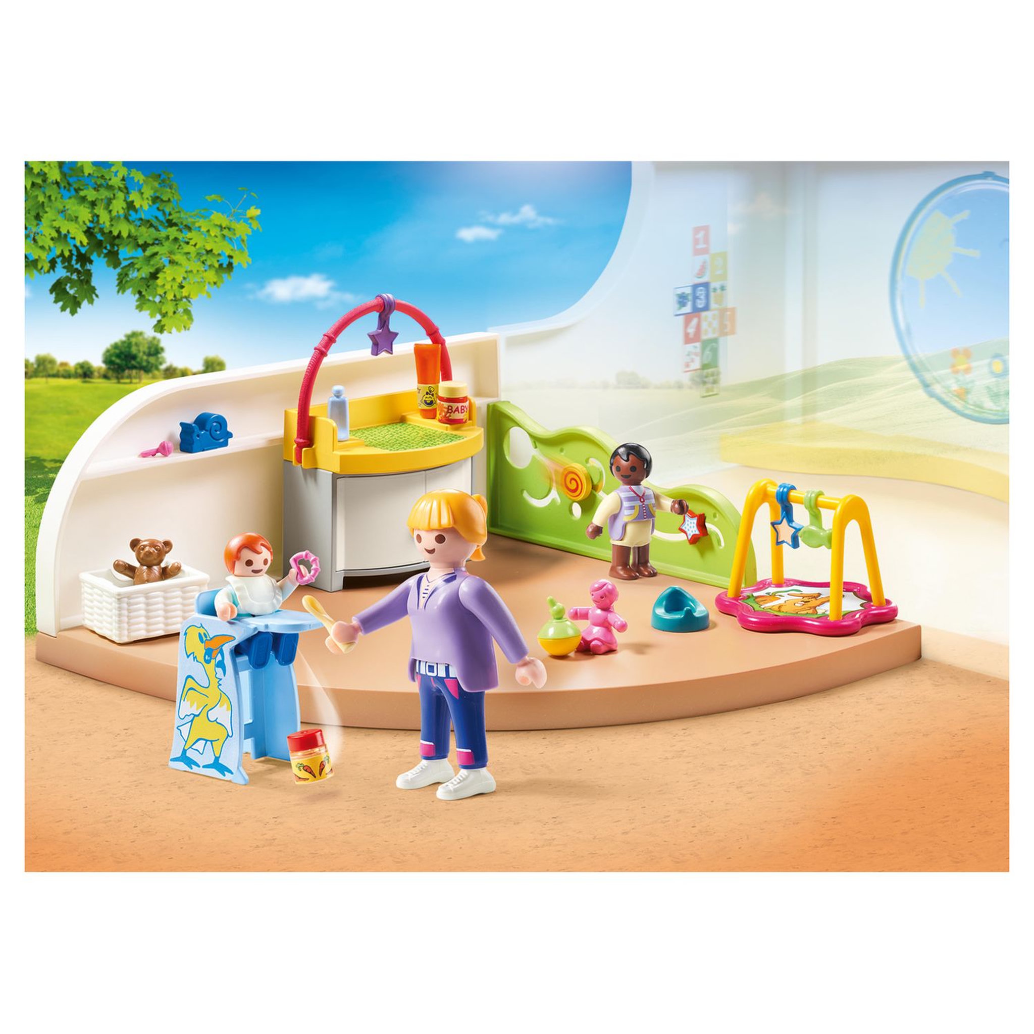 Voir la diapositive 3 : PLAYMOBIL 70282 - City Life - Espace crèche pour bébés