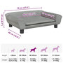 Voir la diapositive 6 : VIDAXL Lit pour chien gris clair 70x48x22 cm velours