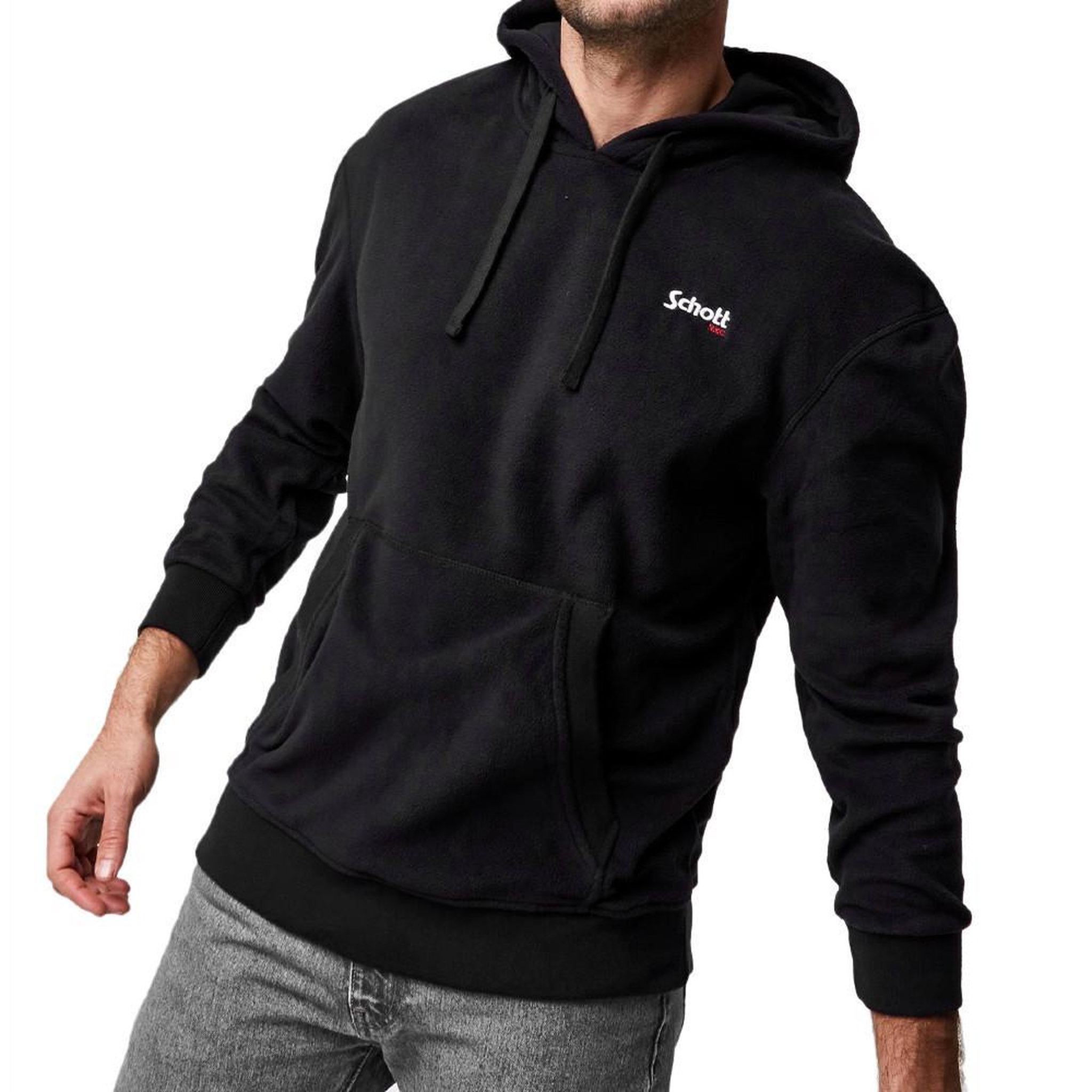 Voir la diapositive 1 : Schott Sweat à capuche  Homme Schott Micro Polar