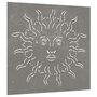 Voir la diapositive 3 : VIDAXL Decoration murale jardin 55x55 cm acier corten design du soleil