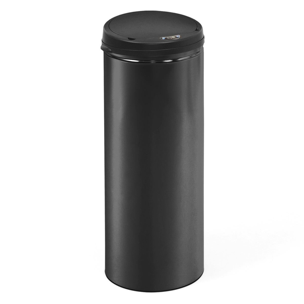 ID MARKET Poubelle de cuisine automatique 50L noire capteur de mouvement sans contact