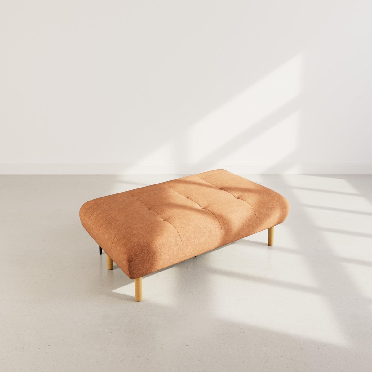 BEST MOBILIER Soan - banquette 2 places convertible clic-clac en velours texturé