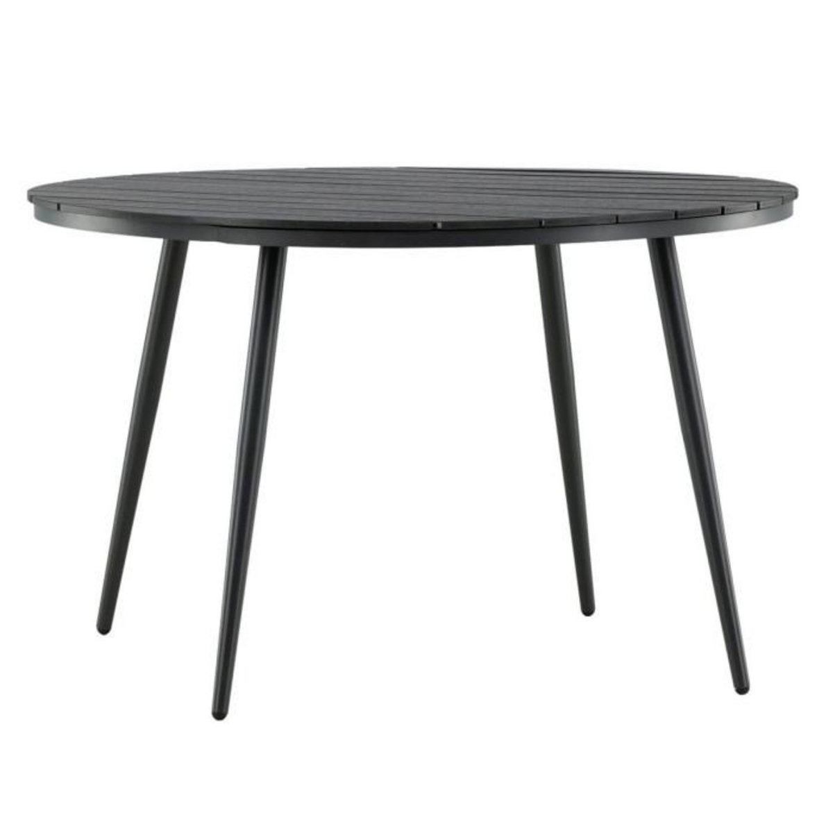Paris Prix Table de Jardin Ronde  Break  120cm Noir
