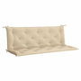 Voir la diapositive 2 : VIDAXL Coussin de banc de jardin beige 150x(50+50)x7 cm tissu oxford
