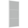 Voir la diapositive 2 : VIDAXL Porte interieure 93x201,5 cm Blanc Verre mat et aluminium