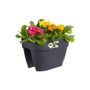 Voir la diapositive 3 : ELHO Balconnière Elho Vibia Campana Flower Bridge anthracite - Longueur 40 cm