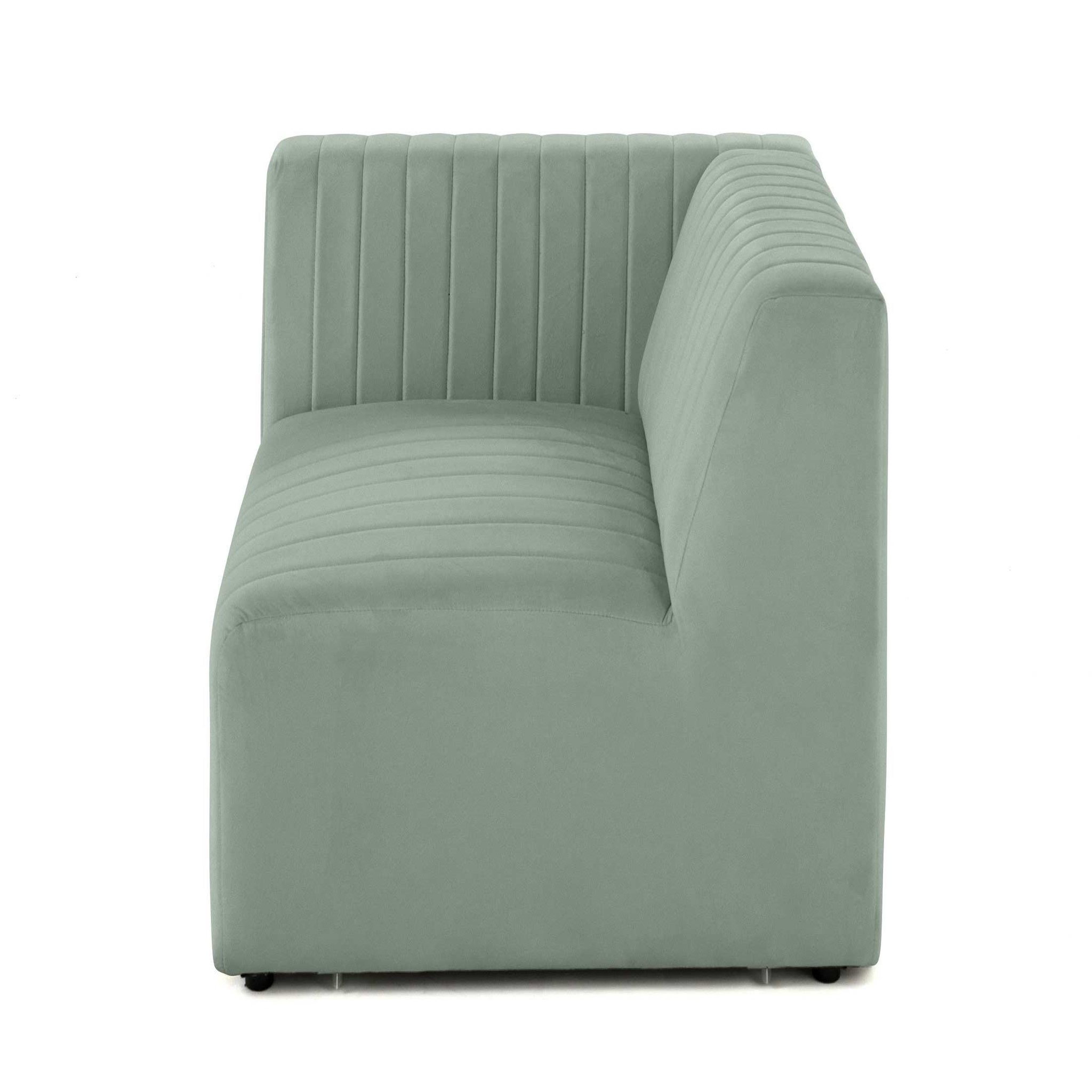 Voir la diapositive 1 : LISA DESIGN Nova - module d'assise gauche - en velours