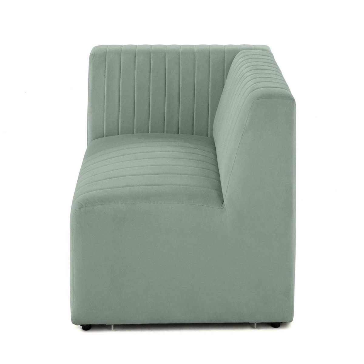 LISA DESIGN Nova - module d'assise gauche - en velours