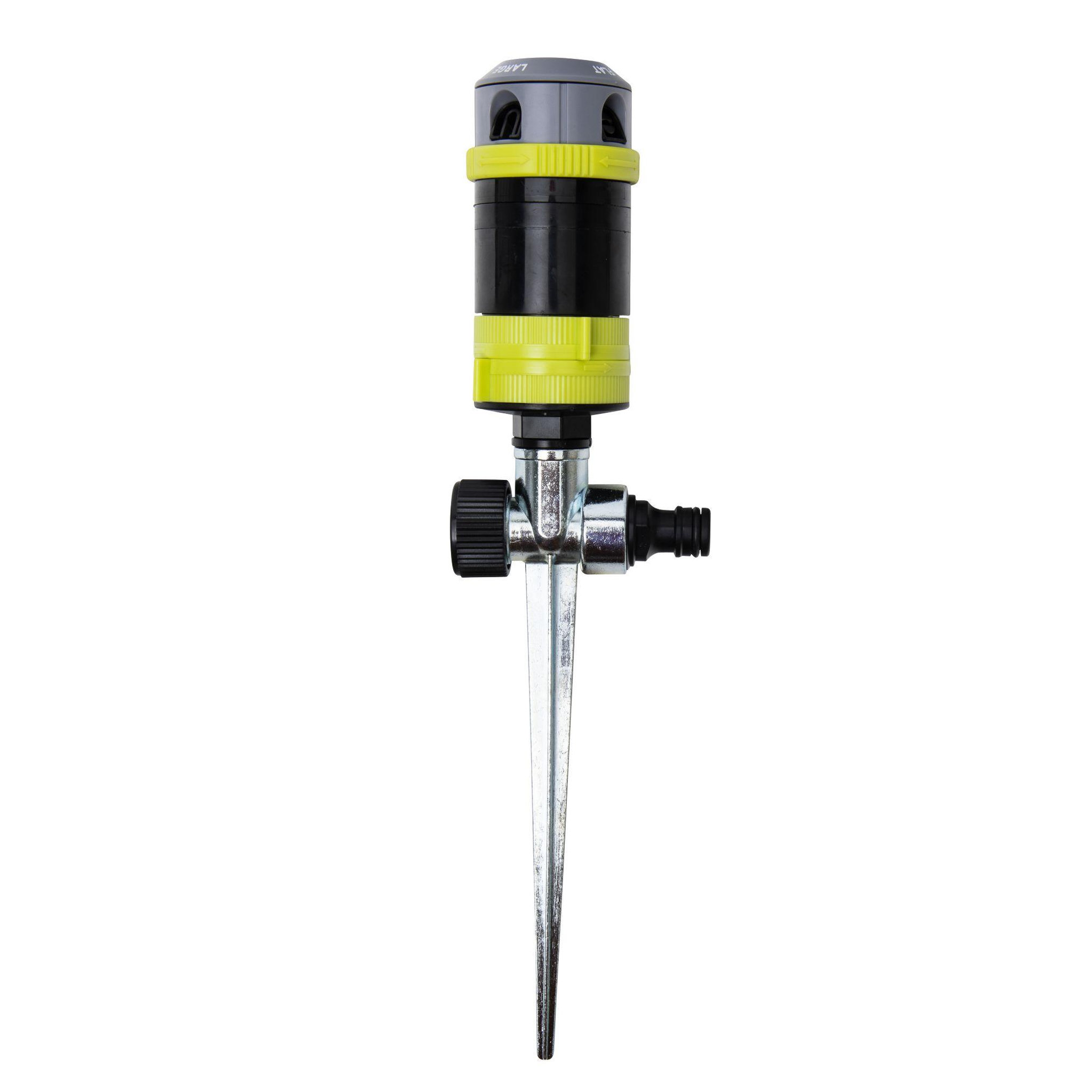 Voir la diapositive 5 : Jardibric Arroseur turbine multi-jets sur pic