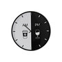 Voir la diapositive 1 : AAAAA Horloge Murale DKD Home Decor Blanc Noir Métal Moderne 60 x 4 x 60 cm (2 Unités)
