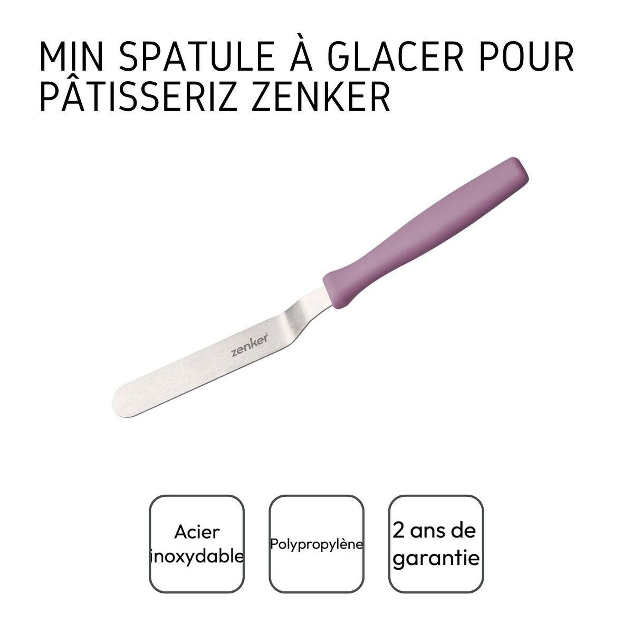 Voir la diapositive 4 : ZENKER Mini spatule coudée 22,2 cm zenker sweet sensation