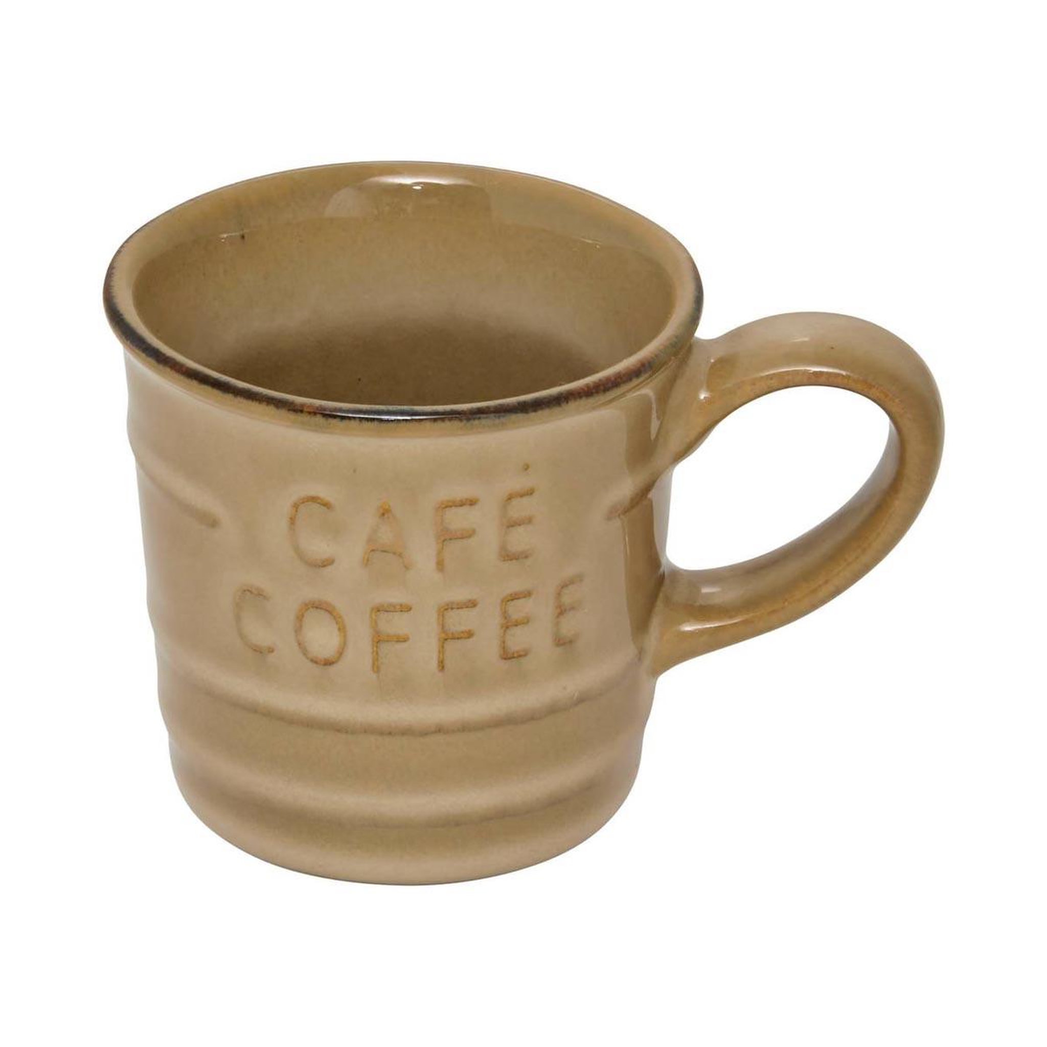 Voir la diapositive 2 : SECRET DE GOURMET Lot de 6 tasses à café expresso  joel  8cl beige