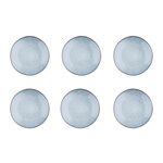BJORN Assiette CLOUD Ø21,5cm - 6 pièces - Gris orage
