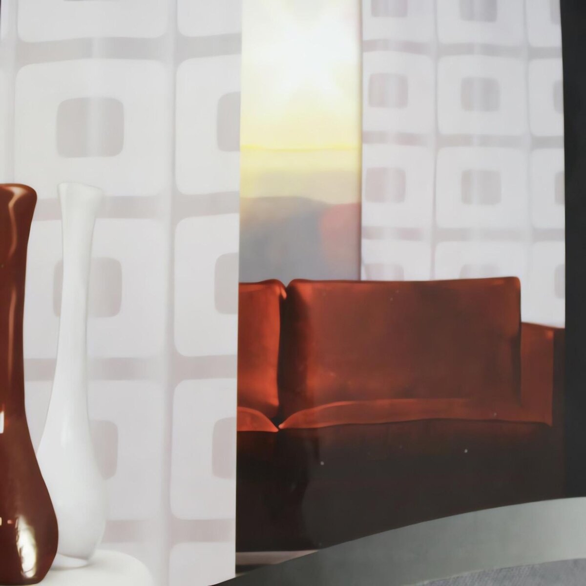 Dtm concept Rideau oeillets SIXTIES anthracite 140x240 cm