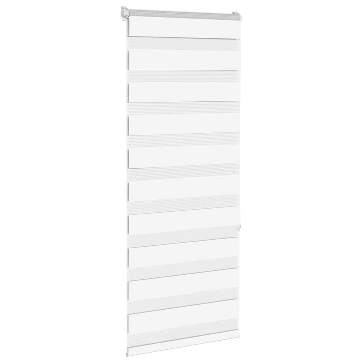 VIDAXL Store zebre blanc 65x150 cm largeur du tissu 60,9 cm polyester