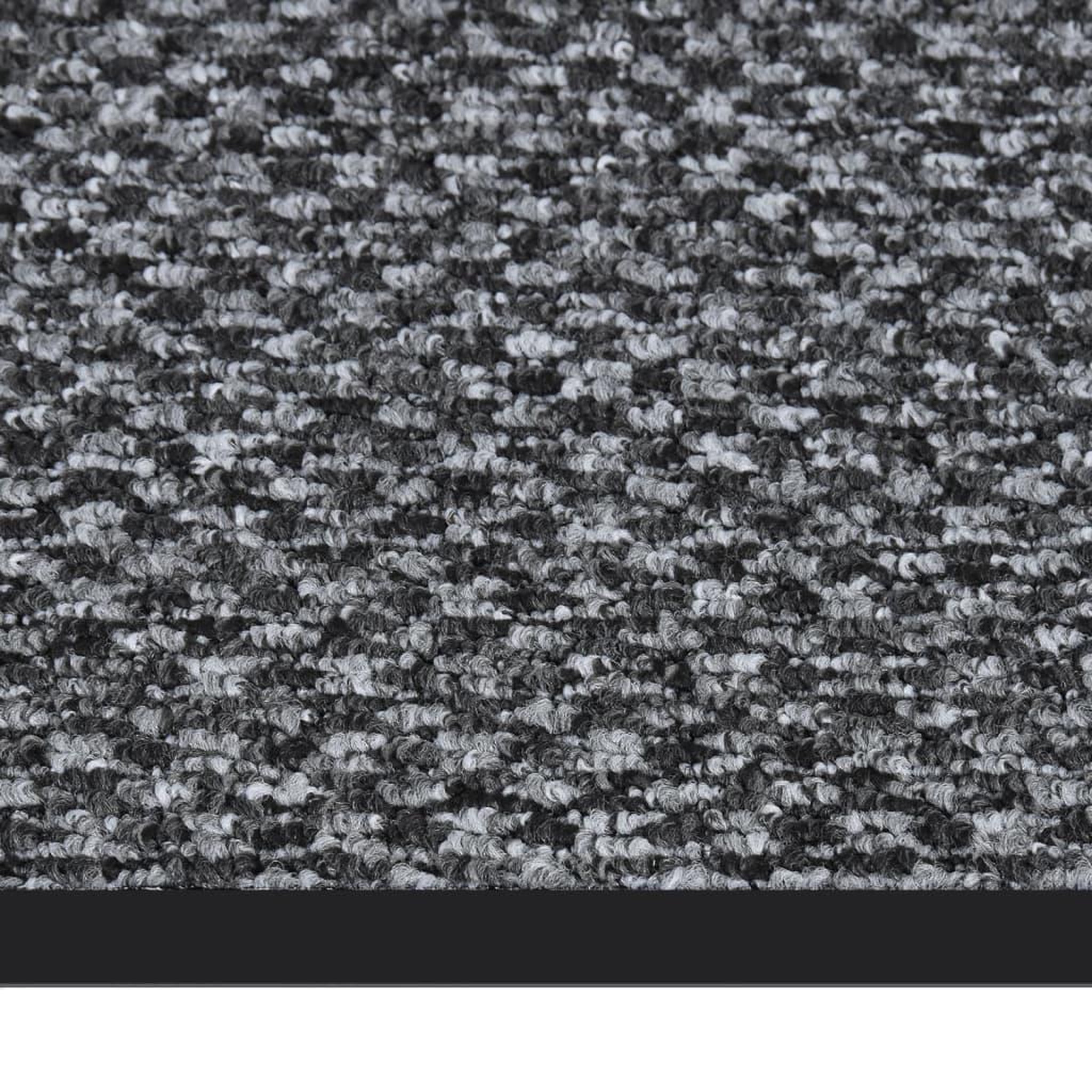 Voir la diapositive 4 : VIDAXL Paillasson Gris 80x120 cm