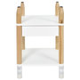Voir la diapositive 2 : Paris Prix Table de Chevet Enfant  Crayon  51cm Blanc & Beige