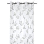 STOF Voilage à œillets 140x260 cm Manisa sauge