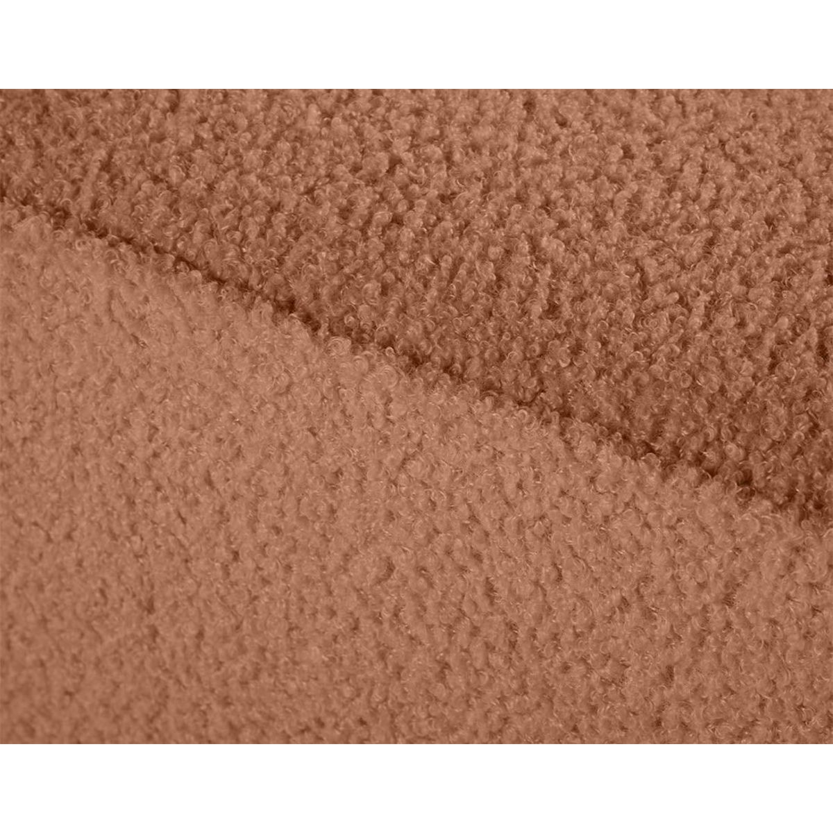 BEST MOBILIER Topaze - fauteuil - en tissu bouclette