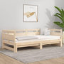 Voir la diapositive 2 : VIDAXL Lit coulissant sans matelas bois de pin massif 2x(90x190) cm