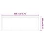 Voir la diapositive 6 : VIDAXL Auvent vertical Anthracite 100x360 cm Tissu oxford