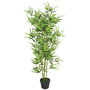 Voir la diapositive 1 : VIDAXL Plante artificielle avec pot Bambou 120 cm Vert