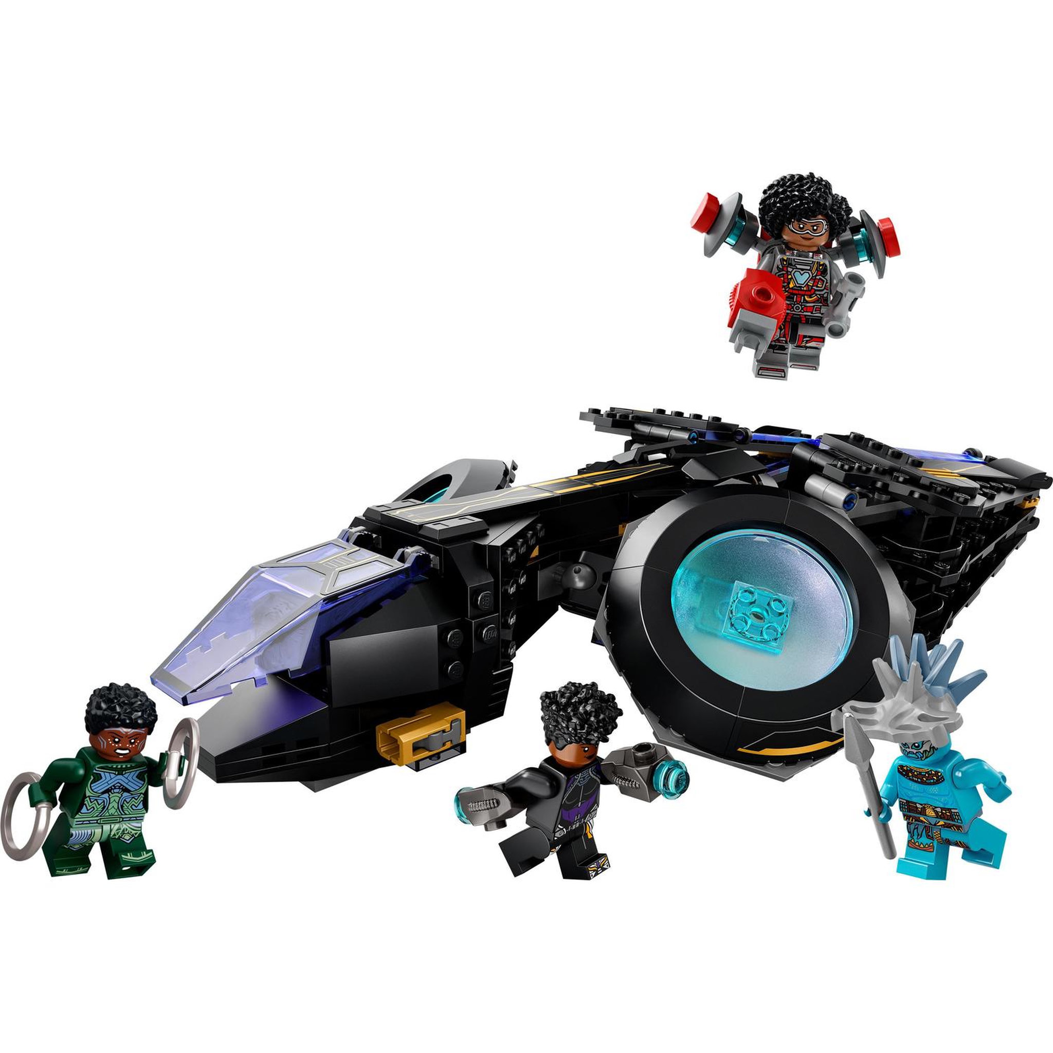 Voir la diapositive 2 : LEGO Super Heroes 76211 Le Sunbird de Shuri Black Panther,  Wakanda Forever Figurine, Avengers, Super-Héros, Cadeau Enfants 8 Ans