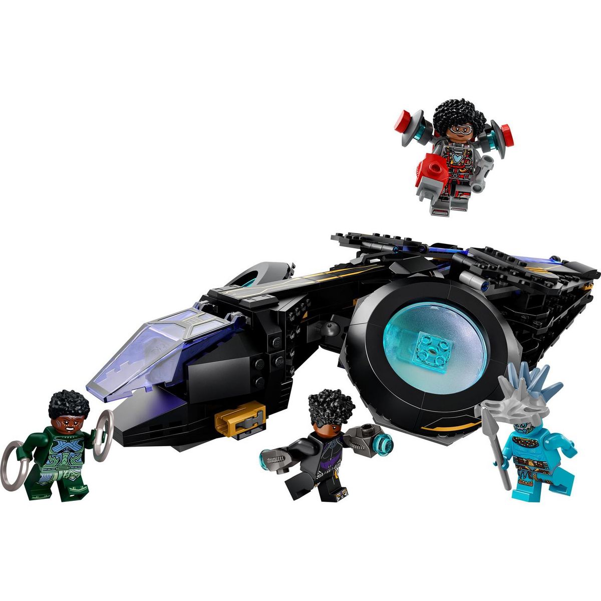 LEGO Super Heroes 76211 Le Sunbird de Shuri Black Panther,  Wakanda Forever Figurine, Avengers, Super-Héros, Cadeau Enfants 8 Ans