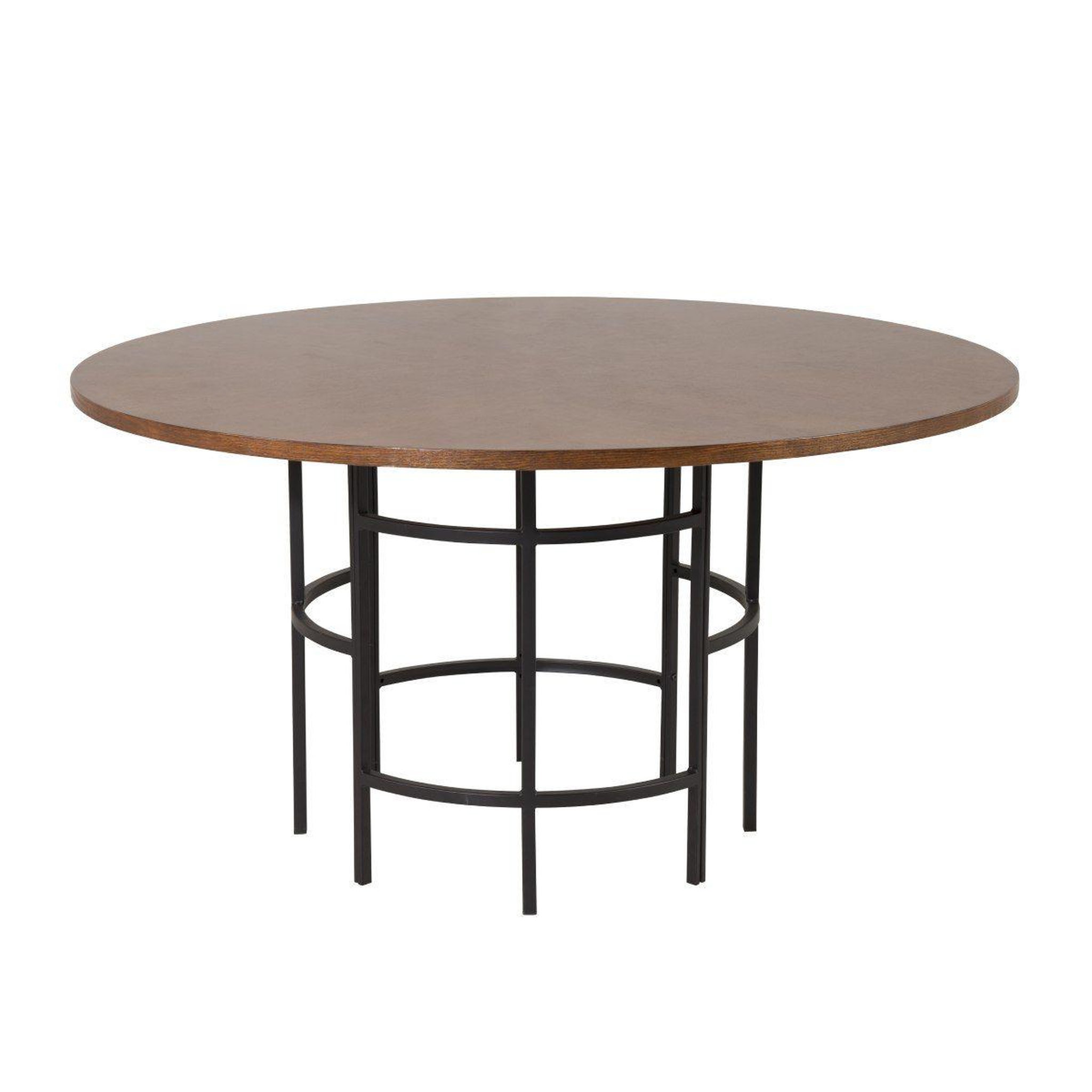 Paris Prix Table à manger ronde  copenhagen  140cm marron