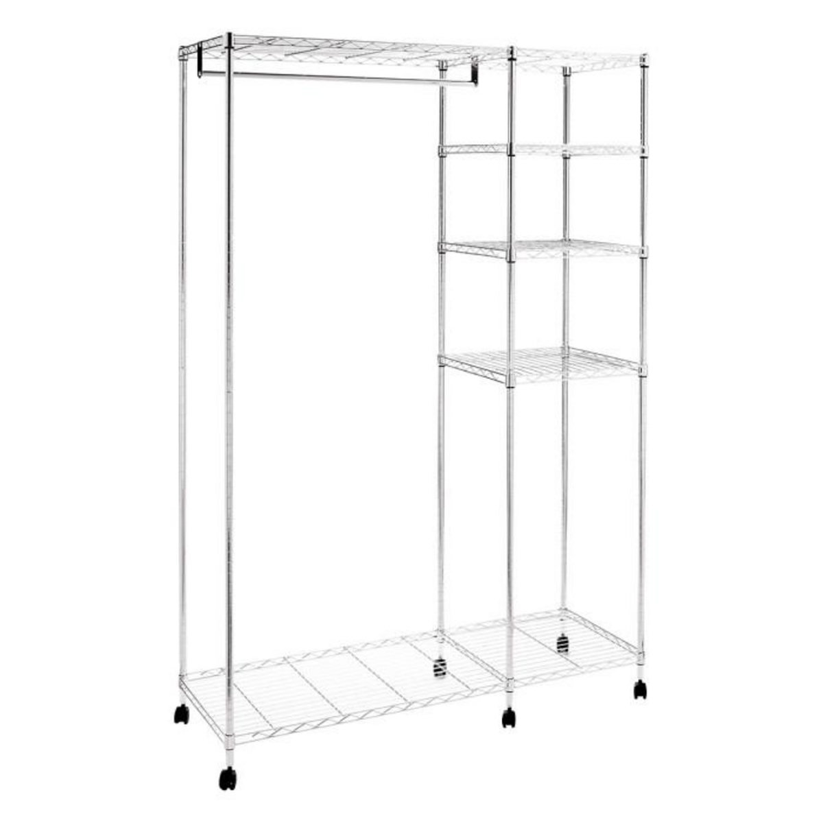 Paris Prix Portant à Vêtements Design  Badis  181cm Argent