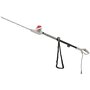 Voir la diapositive 1 : Ikra Taille Haie Télescopique filaire 600W - Lame de coupe 59 cm Coupe 51 cm Taille Haie sur perche réglable 1.95 - 2.40 m IKRA
