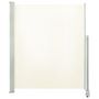 Voir la diapositive 2 : VIDAXL Auvent lateral retractable de patio 160 x 300 cm Blanc casse