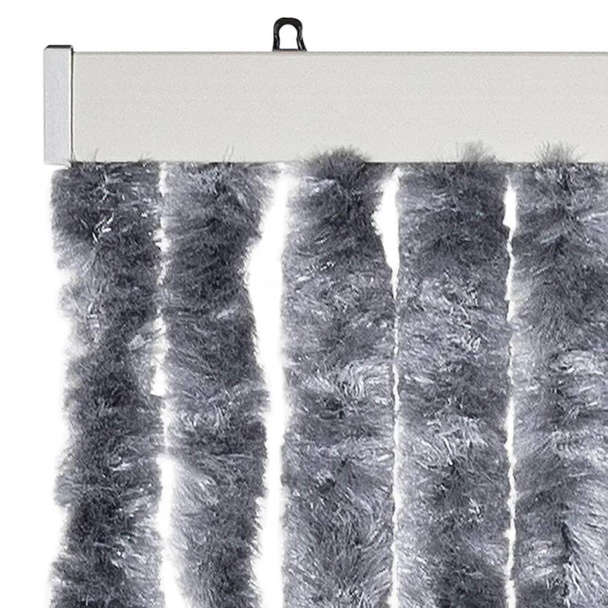 VIDAXL Moustiquaire Argente 100x220 cm Chenille