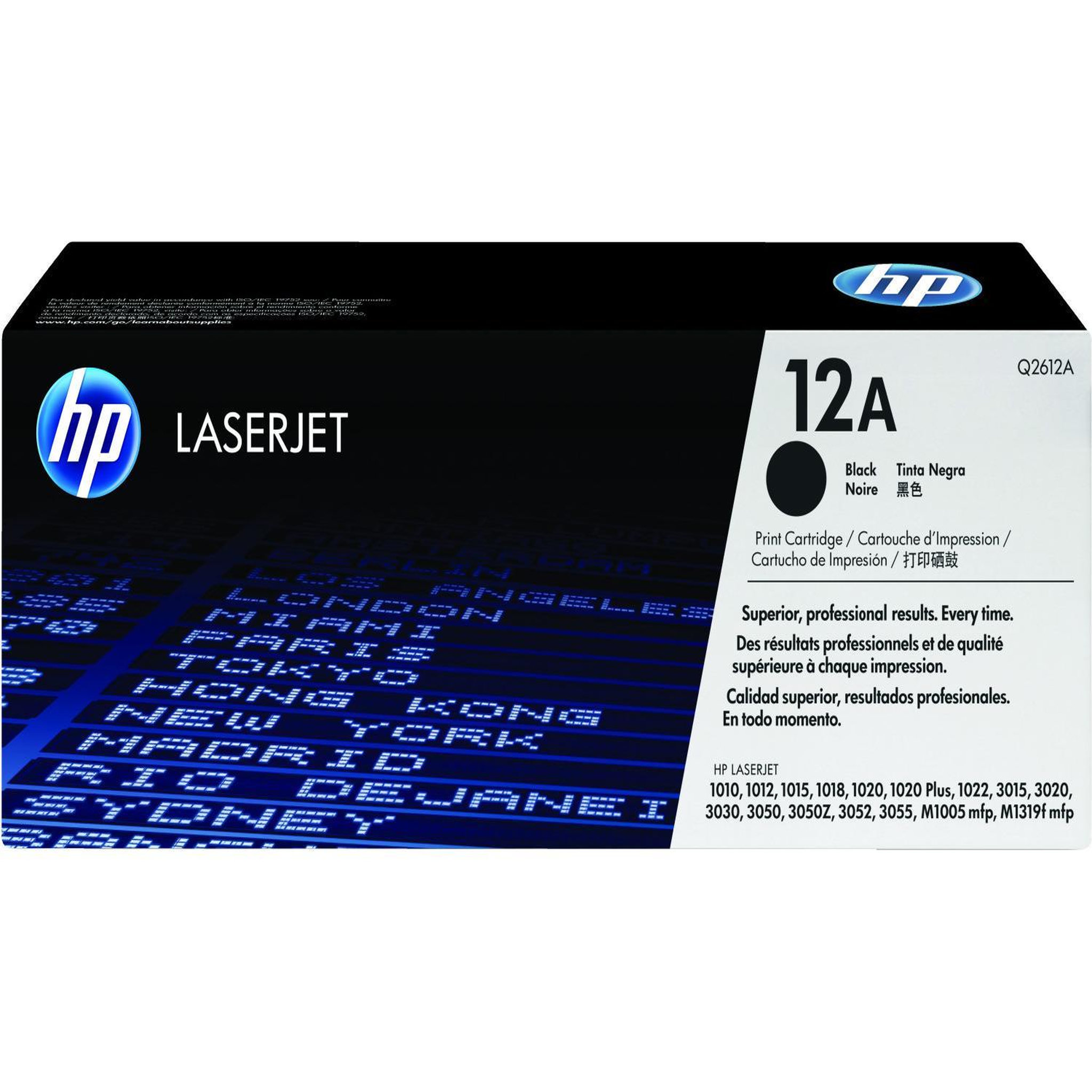 Voir la diapositive 2 : HP HP 12A toner noir authentique Q2612AD pour HP LaserJet 1010/1012/1015/1018/1020/1022/3015/3020/3030/3050/3055/M1005/M1319