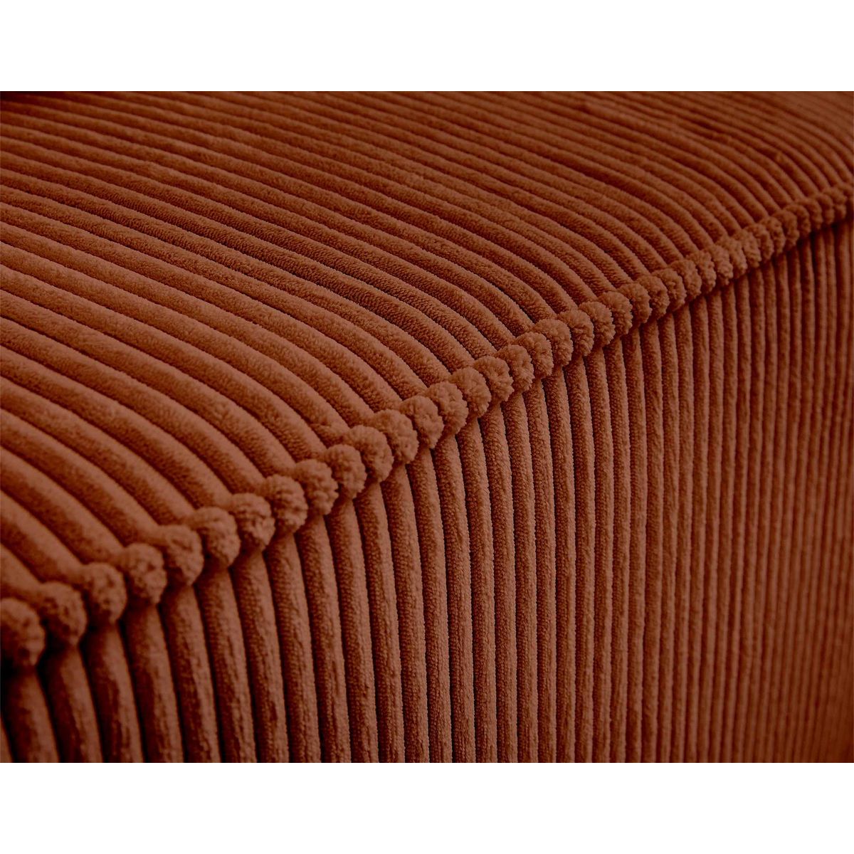 LISA DESIGN Colombine - module d'assise sans accoudoirs - en velours côtelé