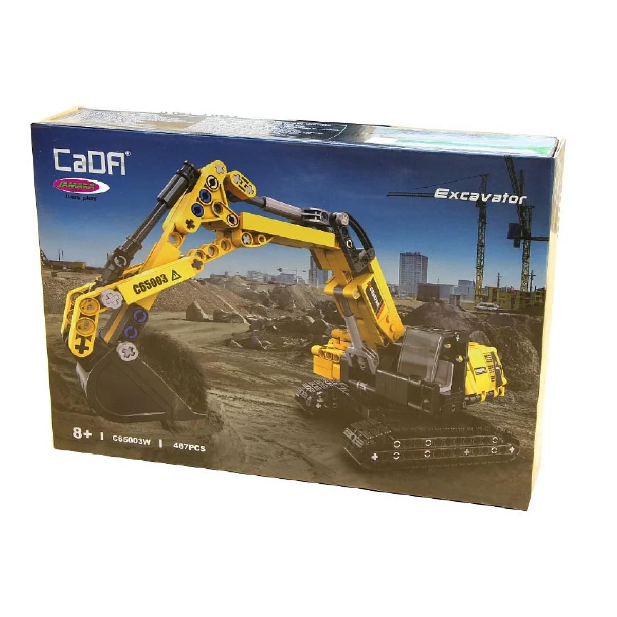 Jamara CaDA Pelleteuse Bricks jaune