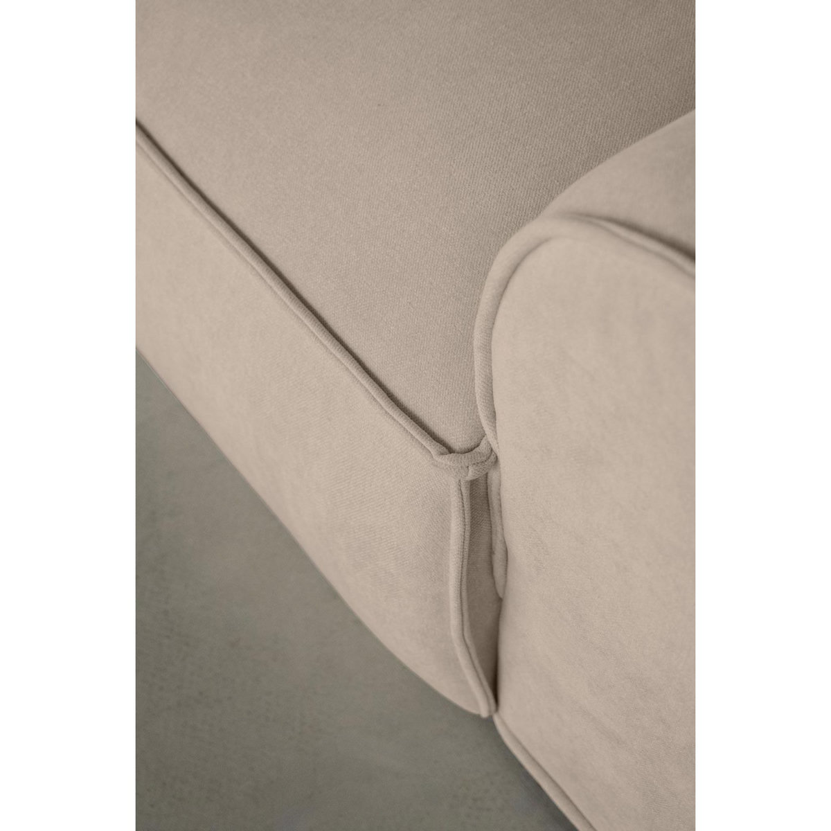 BEST MOBILIER Felix - canapé modulable d'angle gauche 4 places en tissu texturé