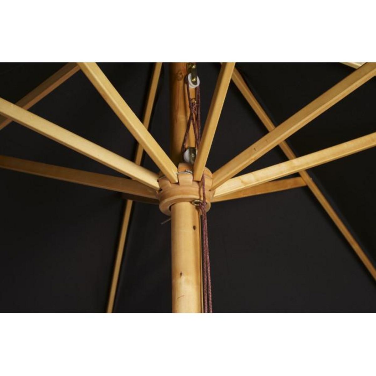 Paris Prix Parasol en Bois  Ixos  300cm Noir