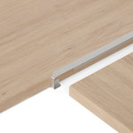 CENTRALE BRICO Profil de jonction d'angle gris L.67 x l.2.8 cm