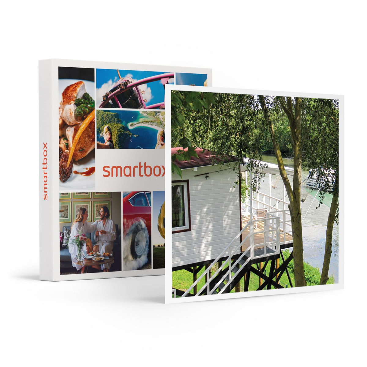 Smartbox Séjour au camping : 2 jours insolites en carrelet près de Cognac - Coffret Cadeau Séjour