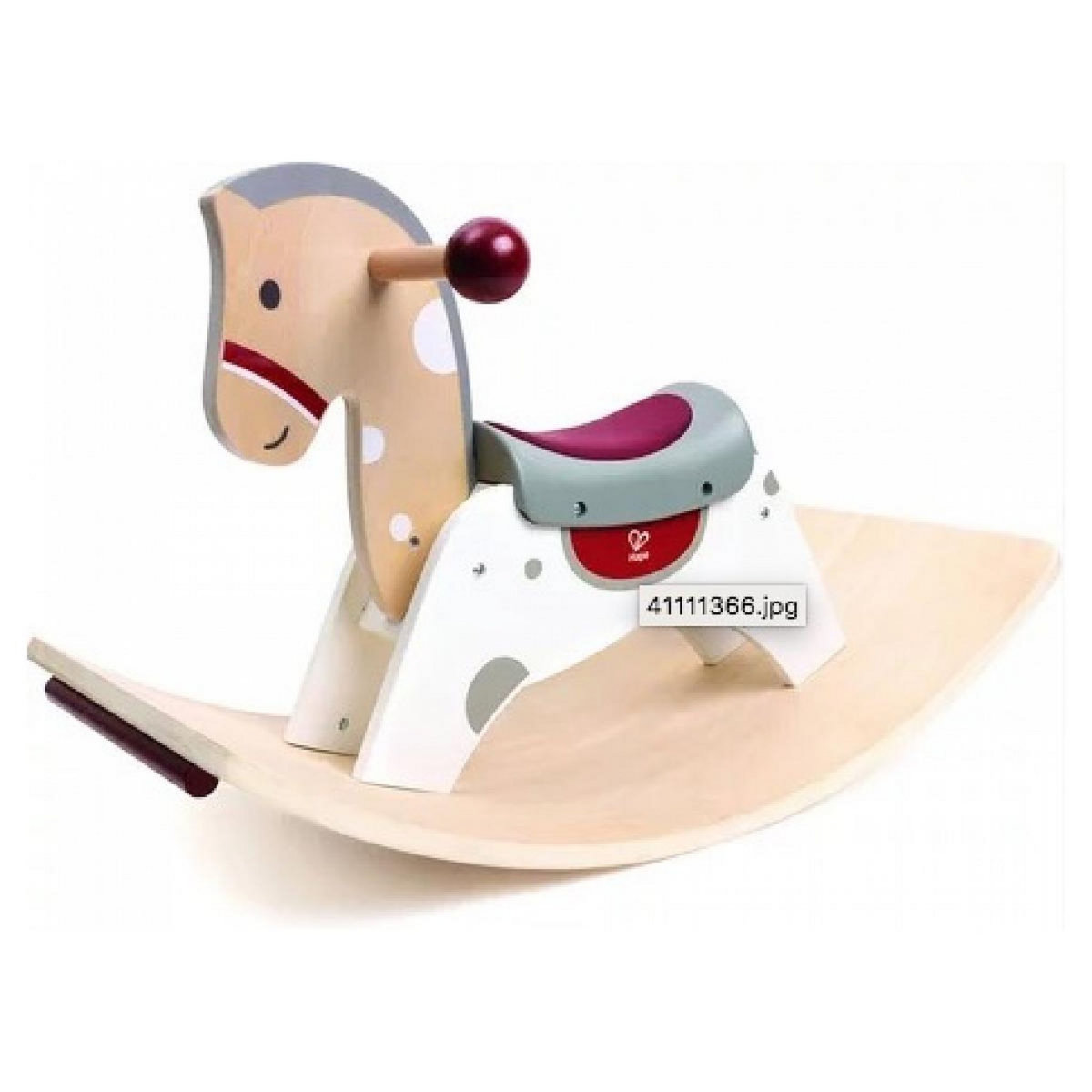 Hape cheval a bascule 2 en 1 en bois