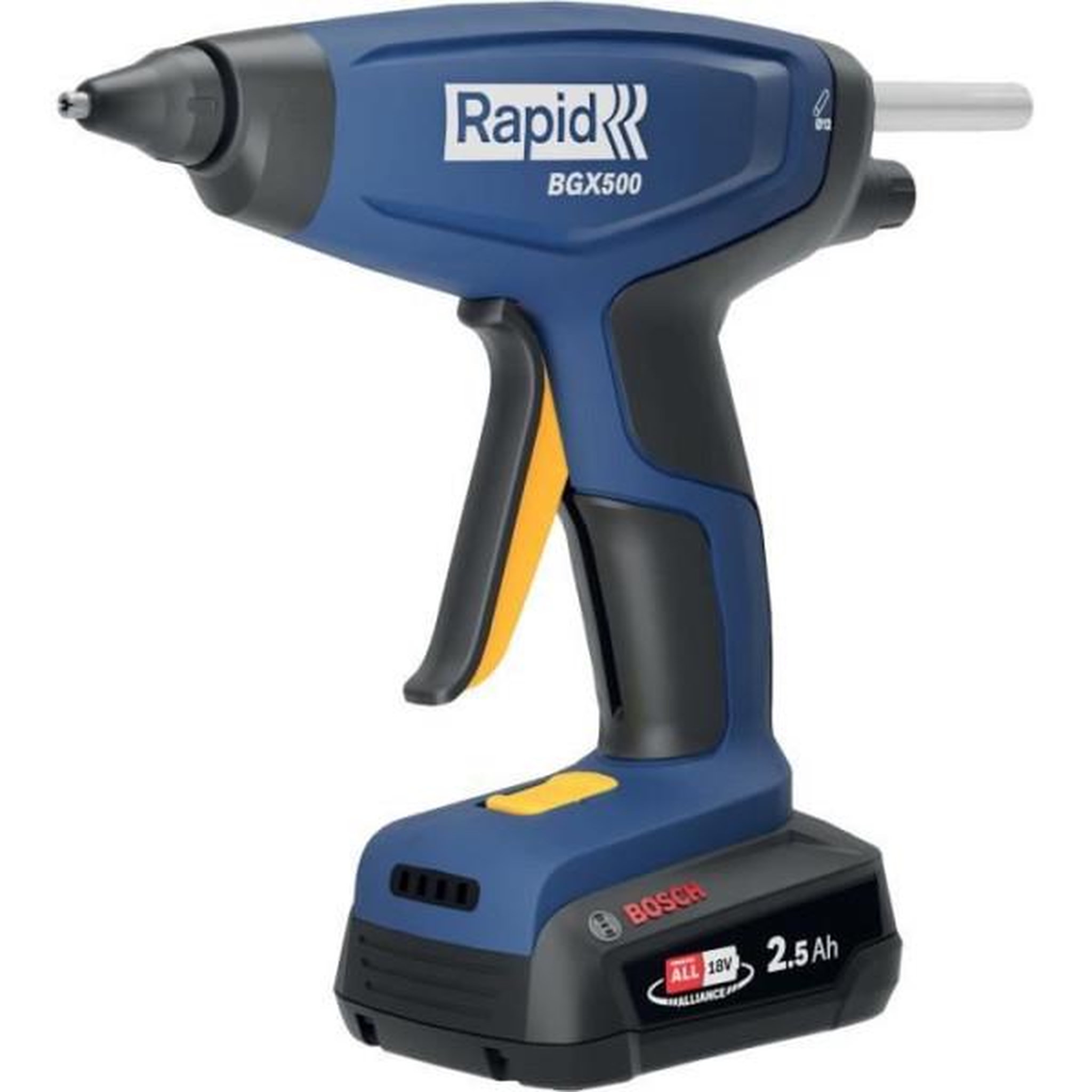 Rapid Pistolet a colle a batterie 18V 900g/h - RAPID - BGX500 - Coffret + batterie 2.5Ah + chargeur