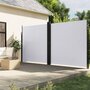 Voir la diapositive 1 : VIDAXL Auvent lateral retractable blanc 200x1200 cm