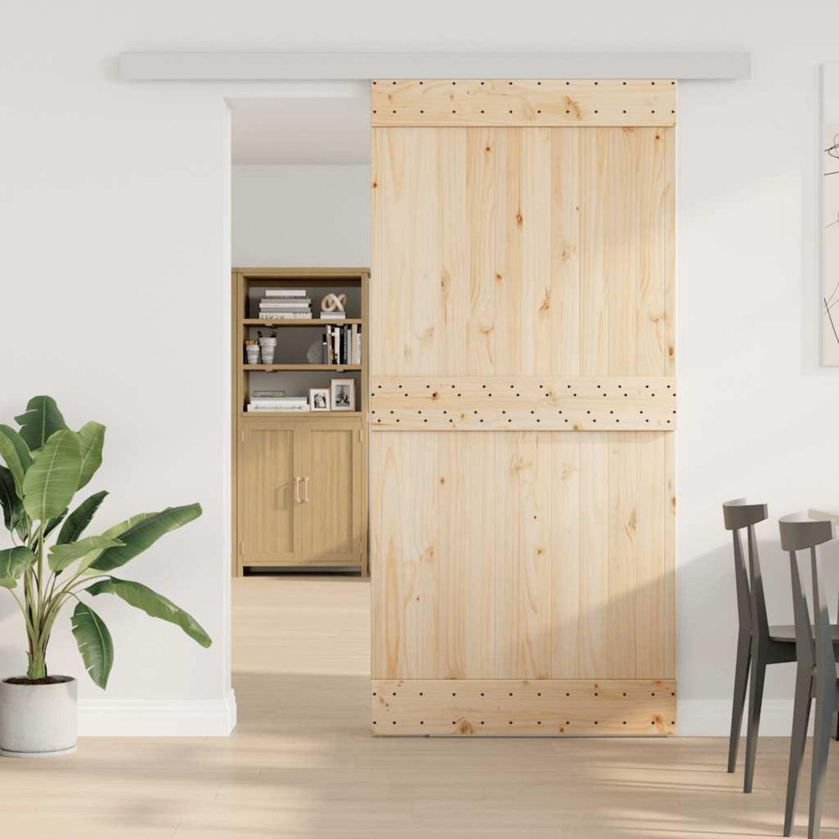 VIDAXL Kit de quincaillerie de porte coulissante alliage d'aluminium